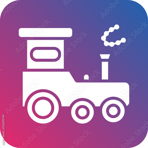 Steam Engine icon style