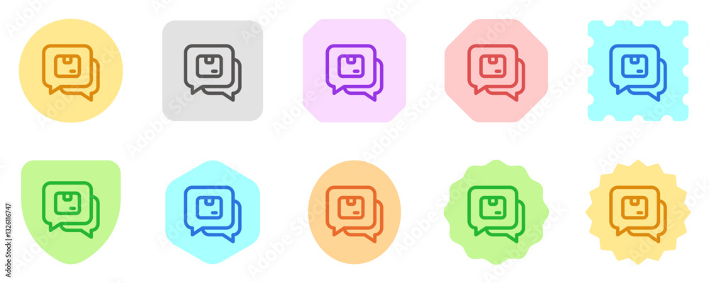Editable delivery customer support vector icon. Shipping, delivery, e-commerce, logistics. Part of a big icon set family. Perfect for web and app interfaces, presentations, infographics, etc Editable delivery customer support vector icon. Shipping, delivery, e-commerce, logistics. Part of a big icon set family. Perfect for web and app interfaces, presentations, infographics, etc
