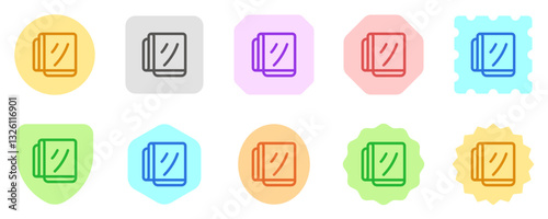 Editable towel vector icon. Barbershop, lifestyle, grooming. Part of a big icon set family. Perfect for web and app interfaces, presentations, infographics, etc