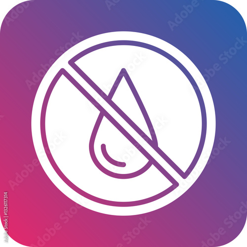 No Water icon style
