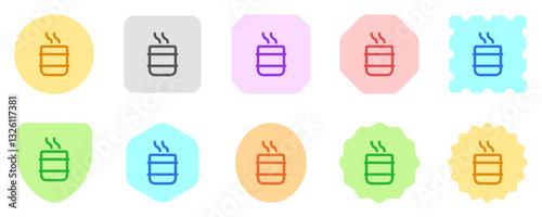 Editable hot green tea, matcha, cup vector icon. Wellness, spa, relaxation. Part of a big icon set family. Perfect for web and app interfaces, presentations, infographics, etc