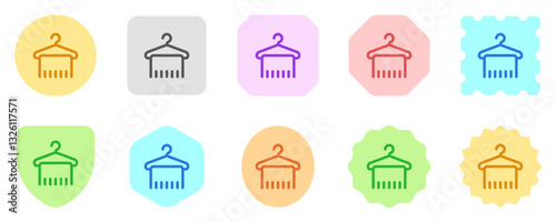 Editable towel hanger vector icon. Wellness, spa, relaxation. Part of a big icon set family. Perfect for web and app interfaces, presentations, infographics, etc