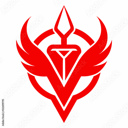  vector red logo tattoo studio