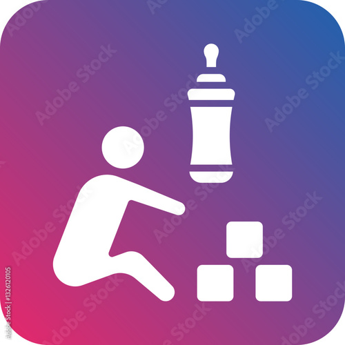 Babysitting icon style
