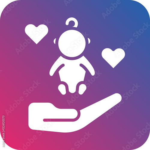 Child Care icon style