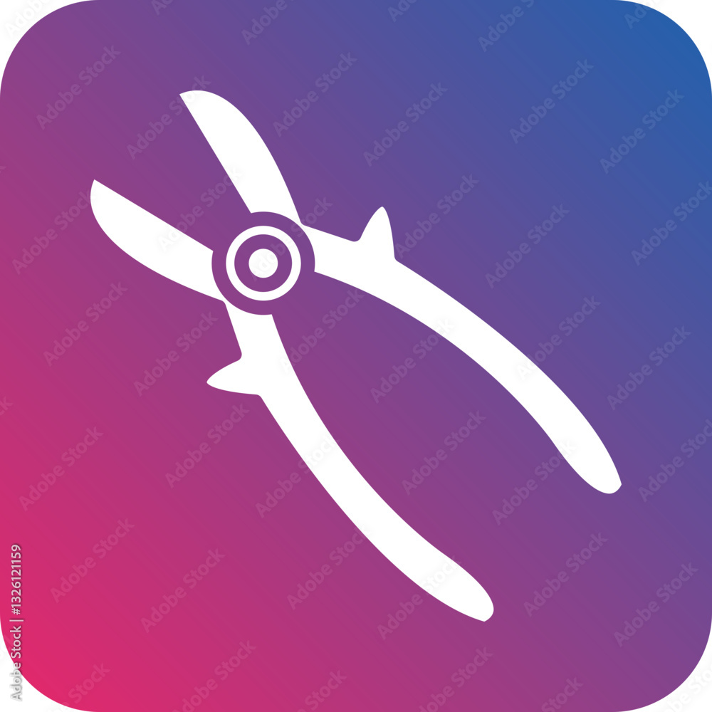Wire Cutter icon style Wire Cutter icon style