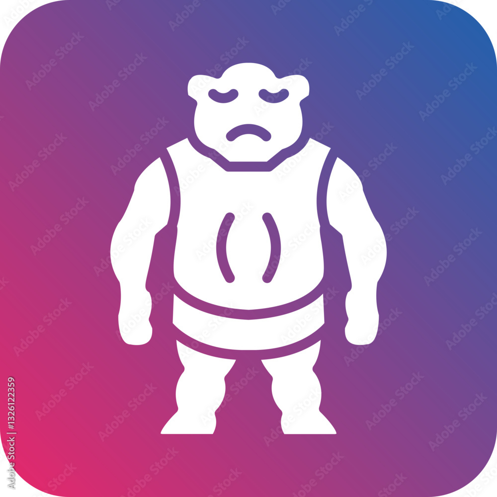 Fototapeta premium Giant icon style