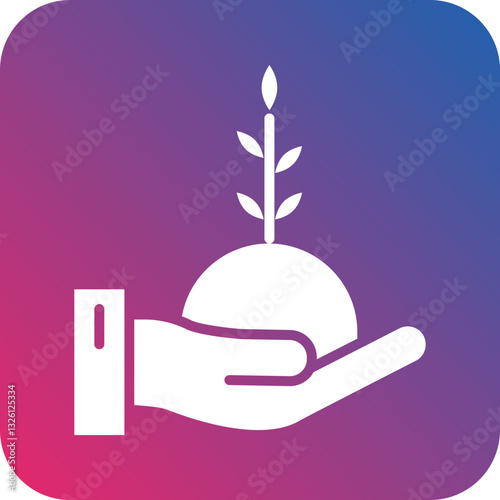 Tree in Hand, icon style