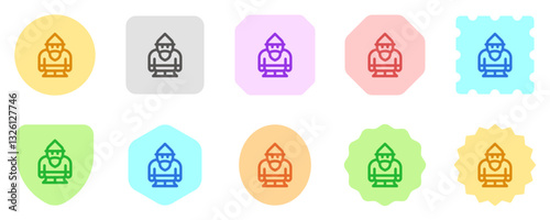 Editable gnome vector icon. Gardening, lanscaping, decoration. Part of a big icon set family. Perfect for web and app interfaces, presentations, infographics, etc