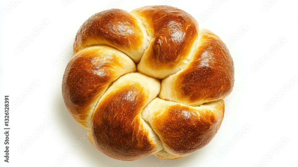 Realistic round loaf of bread for culinary design and baking inspiration Realistic round loaf of bread for culinary design and baking inspiration