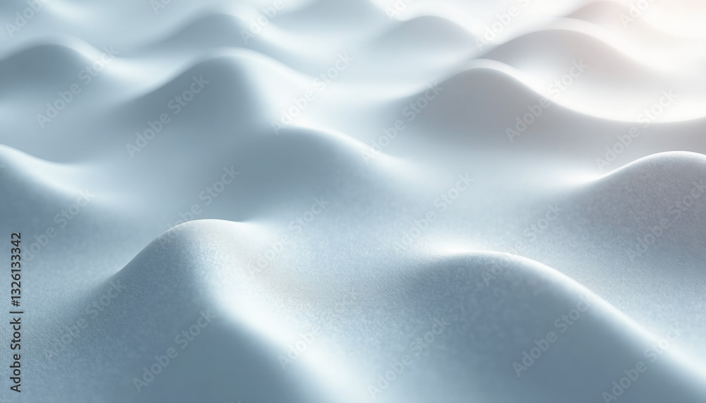 Naklejka premium Abstract Light Blue Waves Background Design