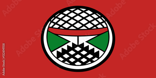  vector shemagh scarf design palestinian effiyeh