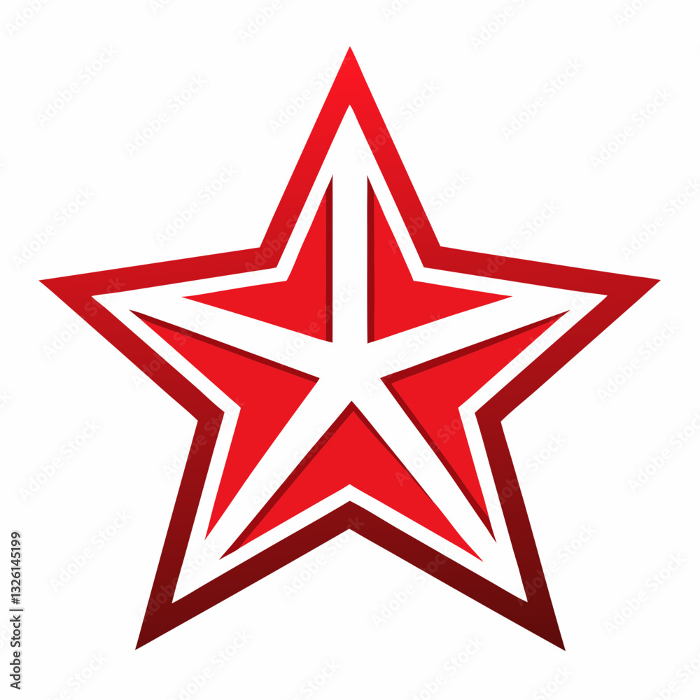 red star vector illustration red star vector illustration
