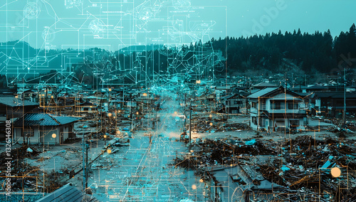 AI-enhanced mapping solutions providing real-time disaster response data.