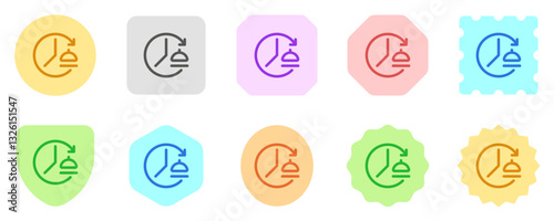 Editable non-stop order, service, cooking vector icon. Part of a big icon set family. Perfect for web and app interfaces, presentations, infographics, etc