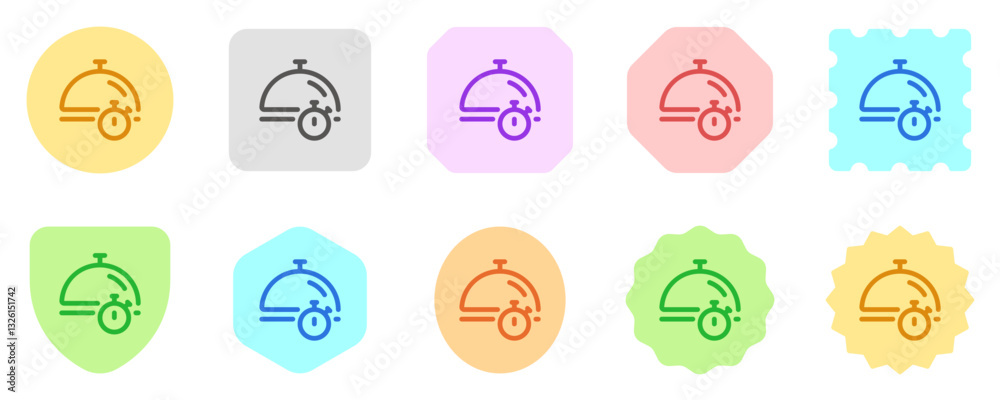 Editable food cooking time, serving time, delivery time vector icon. Part of a big icon set family. Perfect for web and app interfaces, presentations, infographics, etc Editable food cooking time, serving time, delivery time vector icon. Part of a big icon set family. Perfect for web and app interfaces, presentations, infographics, etc