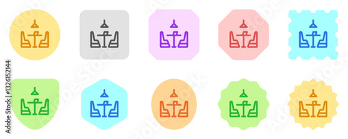 Editable restaurant seat vector icon. Food, restaurant. Part of a big icon set family. Perfect for web and app interfaces, presentations, infographics, etc