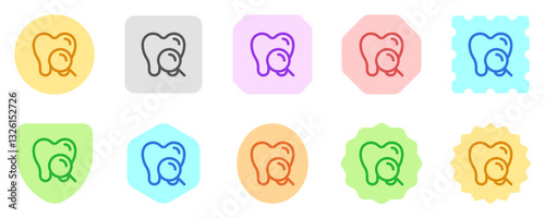 Editable dental checkup vector icon. Dentistry, healthcare, medical. Part of a big icon set family. Perfect for web and app interfaces, presentations, infographics, etc