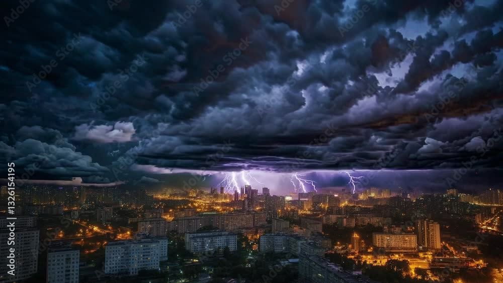 Lightning Storm Over City with Dark Clouds and Electric Strikes, Urban Skyline Time Lapse Illuminated by Thunderstorm Lights Stock Video 4K Ultra Full HD Stock Weather Video Footage Download Lightning Storm Over City with Dark Clouds and Electric Strikes, Urban Skyline Time Lapse Illuminated by Thunderstorm Lights Stock Video 4K Ultra Full HD Stock Weather Video Footage Download