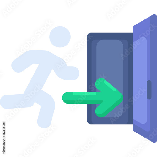 Emergency Exit Icon