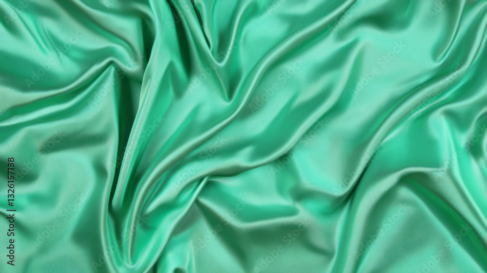 Fototapeta premium Elegant casino green fabric texture for background or design projects