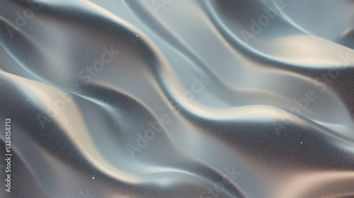 Abstract beryllium texture with light waves and chaotic patterns