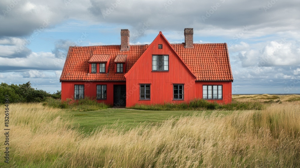 Anchers Hus - Red Building and Luxury Residence in Skagen, Denmark Anchers Hus - Red Building and Luxury Residence in Skagen, Denmark