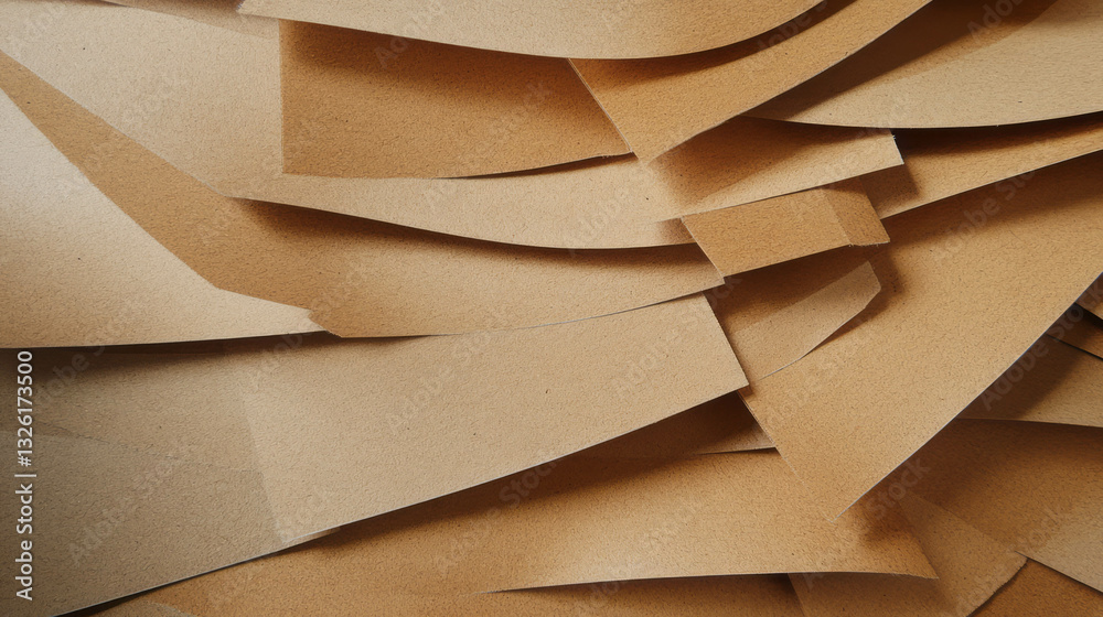 Obraz premium Textured sandpaper sheets for efficient storage and organization in craft and diy projects