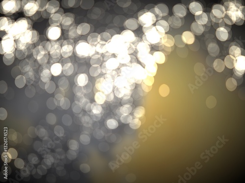 golden bokeh background