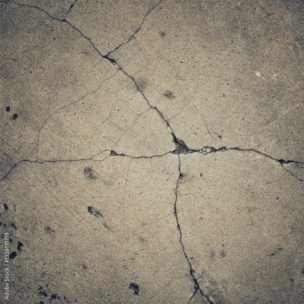 Obraz premium cracked concrete wall