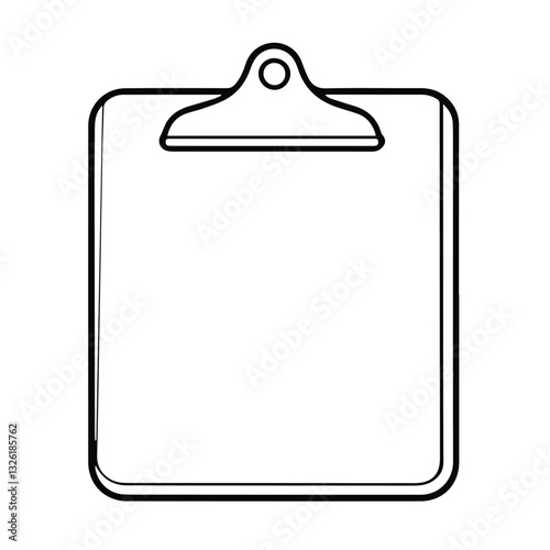 clipboard  outline for kids design 