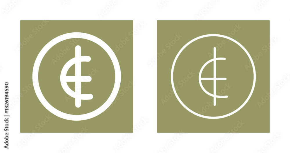 Fototapeta premium Euro Icon Design