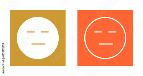 Neutral Face Icon Design