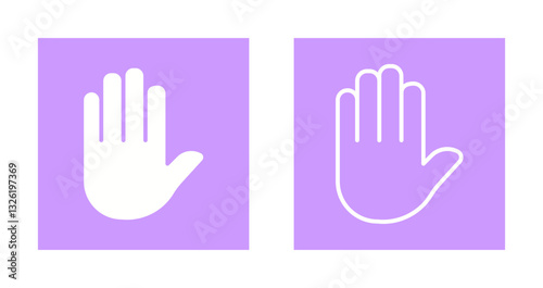 Raising Hands Icon Design