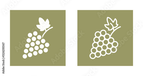 Grapes Icon Design