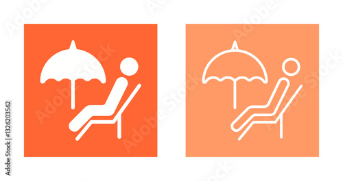 Relaxing Day Icon Design