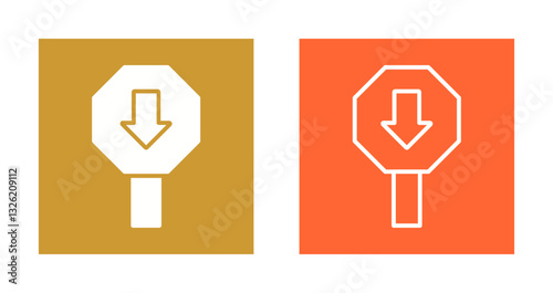 Down Arrow Icon Design
