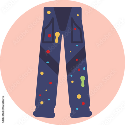Protective pants worn during paintball matches for safety.