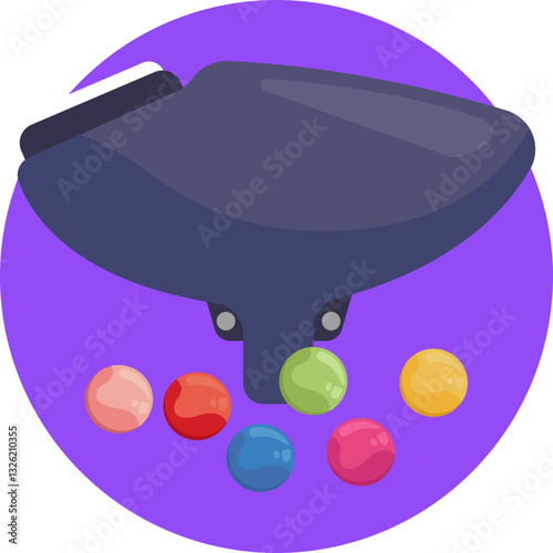 Paintball ammunition – Represents paintballs used in gameplay.