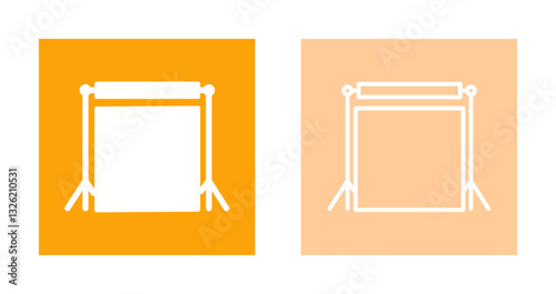 Photography Backdrops Icon Design