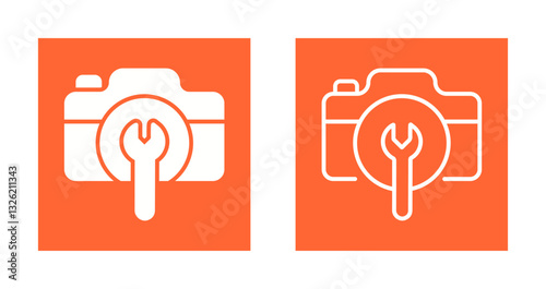 Camera Maintenance Icon Design