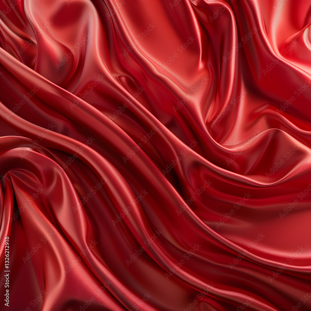Obraz premium Red silk background