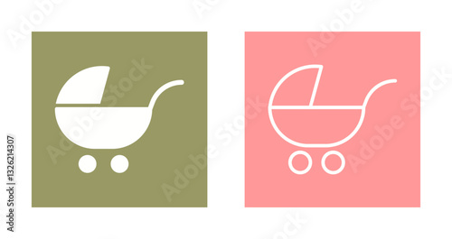 Baby Carriers Icon Design