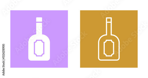 Wine Label Icon Design