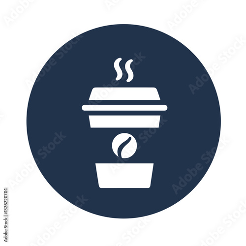 Coffee Cup 23 - Logo Icon Blue White-01