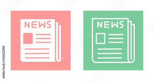 News Bulletin Icon Design