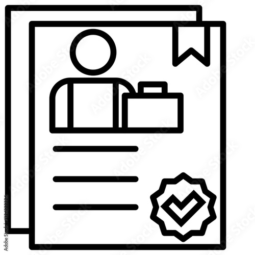 Employment contract Outline icon
