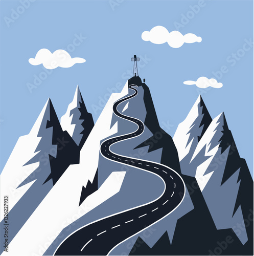 landscape, background, travel, illustration, drawing, mountain, winter, outdoor, nature, vector, design, snow, hill, abstract, tree, sky, graphic, view, vacation, cold, silhouette, blue, texture, 