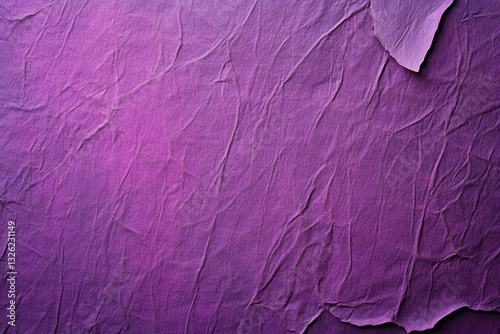 Textured purple crumpled paper background. Ideal for adding depth and a vintage feel to designs, websites, or presentations.