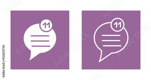 Unread Message Icon Design